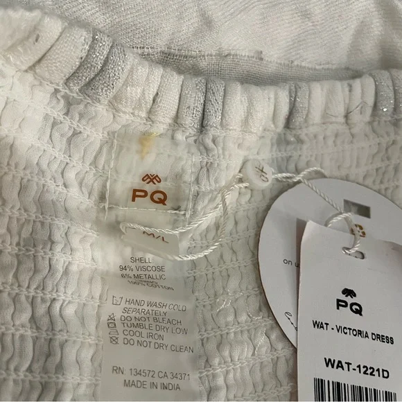 NWT PQ SWIM Victoria Cover-Up Dress Water Lily Size Small - Picture 6 of 7